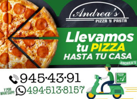 Andrea's Pizza Y Pasta food