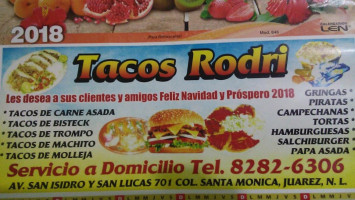 Tacos Rodri food