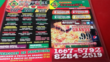 Rodeo Cruzeli's Pizza food