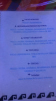 Las Tlayudas menu