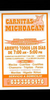 Carnitas Michoacan food