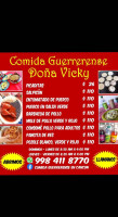 Doña Vicky menu