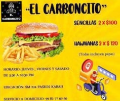 El Carboncito Hambugueseria food