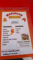 Mariscos Navarro menu