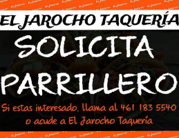 Taqueria El Jarocho menu