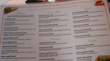 Pasta Factoria menu