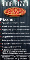 Bona Pizza Valle food