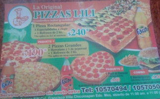 Pizzas Lili food