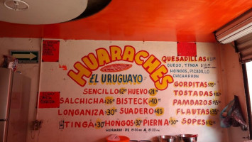 Huaraches El Uruguayo food