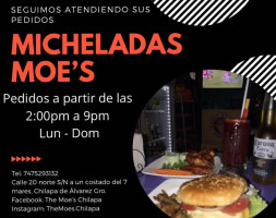 The Moe´s Chilapa food