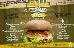 Voro Cocina Restaurante Barichara food