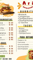 Antojitos Ari (quesadillas, Hamburguesas Y Burritos) food