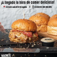 Machete Burger food