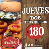 Las Forajidas Burger food