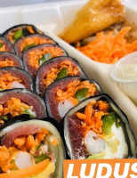 Okami Sushi Wings food