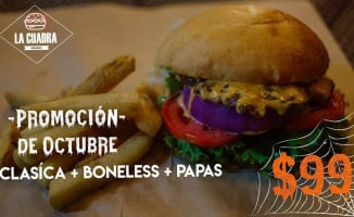 La Cuadra Pizza-hamburguesas-boneless inside