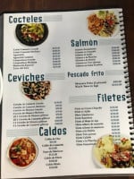 Mariscos Costa Langosta menu