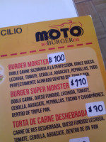 Polak's Burger menu