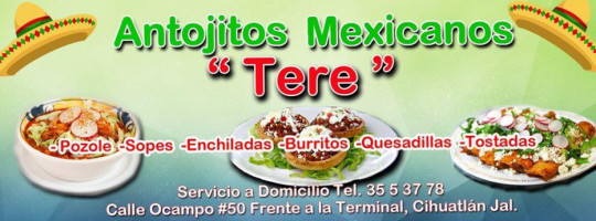 Antojitos Mexicanos Tere food