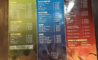 Pescaderia San Martin menu