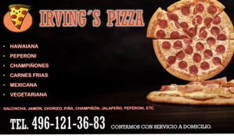 Irving´s Pizza food