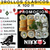 Nikko's Sushi House food