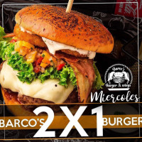 Barco`s Burger Wings. food