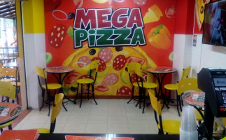 Mega Pizza inside