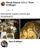 Tacos Milagro food