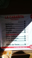 La CabaÑita Tacos Y Burritos inside
