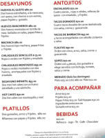 Burritos Kiko's menu