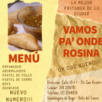 Vamos Pa Onde Rosina food