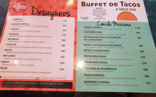 Al Gusto Cocina Mexicana menu