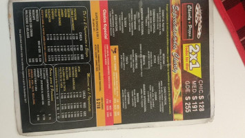 Charly Pizza R1 menu