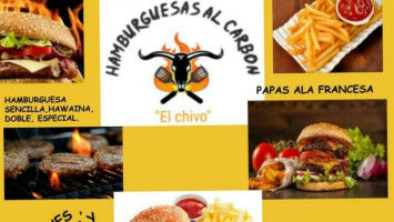 Hamburguesas Al Carbon El Chivo food