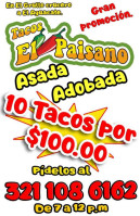 Tacos El Paisano food