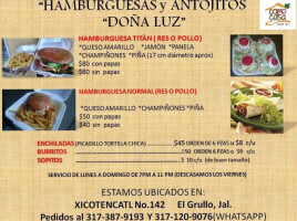 Hamburguesas Doña Luz food