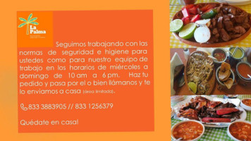 Asador La Palma Almuerzos, Carnitas, Arrachera, Pollos Asados Y Más food