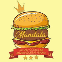 Mandala Burger Wings food