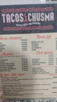 Tacos La Chusma menu