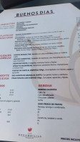 Las Bugambilias menu