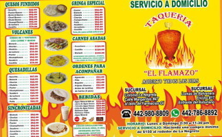 Taqueria El Flamazo food