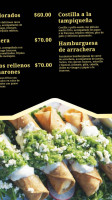 Desayunador La Carreta menu