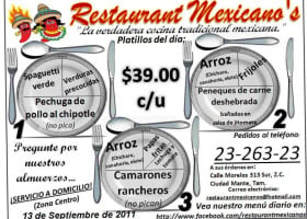 Mexicano's food