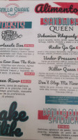 Vanilla Shake Diner menu