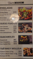 Tacos Steak Irapuato menu