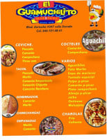 Mariscos El Guamuchilito menu