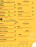 Chavinda Cocina menu