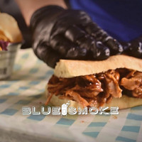 Blue Smoke Carne Ahumada food