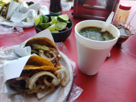 Tacos Barbacoa outside